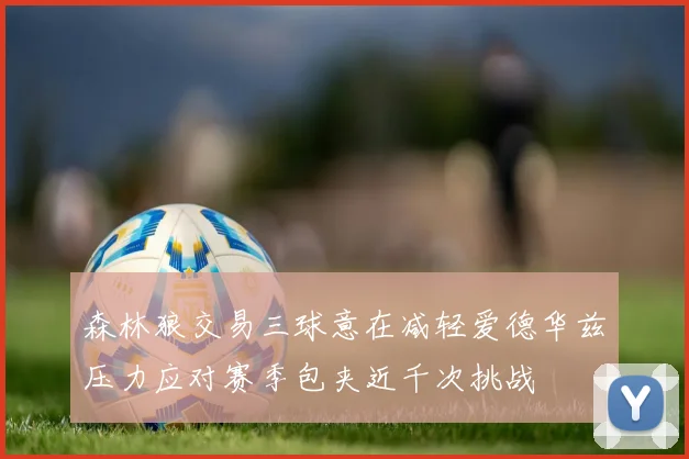 森林狼交易三球意在减轻爱德华兹压力应对赛季包夹近千次挑战